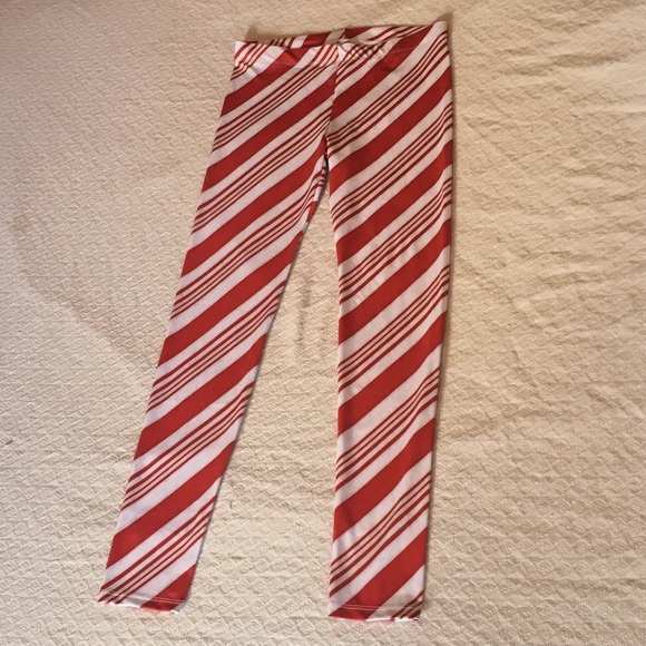 NWOT Poprageous candystripe leggings - Picture 4 of 4
